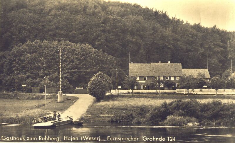 Datei:Hajen Gasthaus zum Ruhberg (gelaufen 1944).jpg
