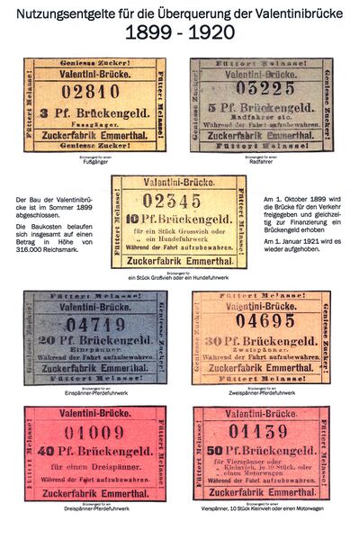 Datei:Brückengeld Valentinibrücke.jpg